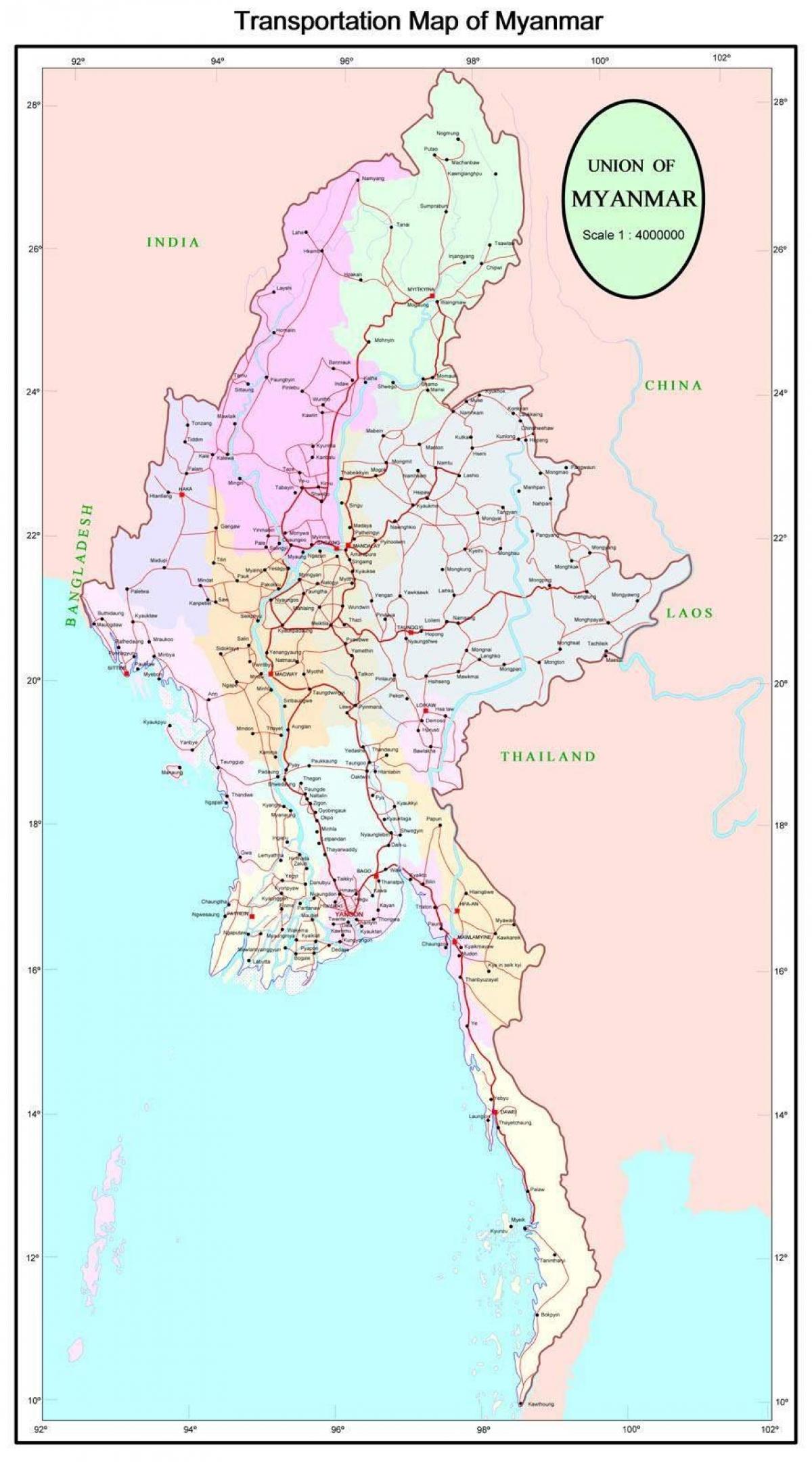 ปฏิทินของฉันแผนที่ทางหลวง